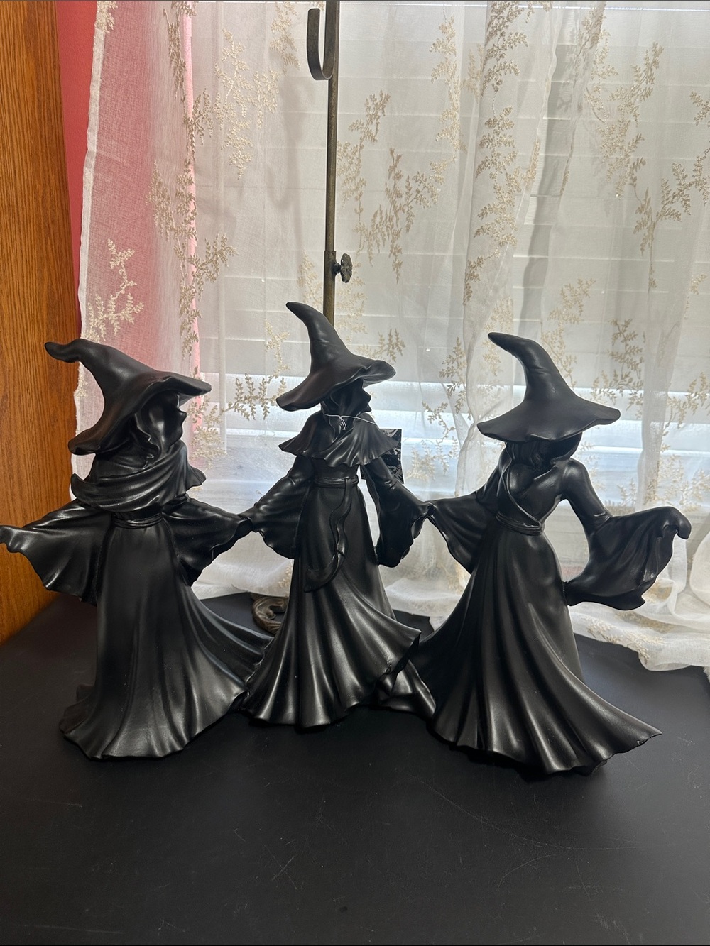 Tahara Home Halloween large Three Dancing Witches Figurine tabletop decor